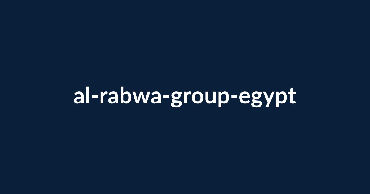 El Rabwa Group Egypt – المطور والمشروعات العقارية في مصر شعار ومشروعات El Rabwa Group Egypt، مطور عقاري في مصر