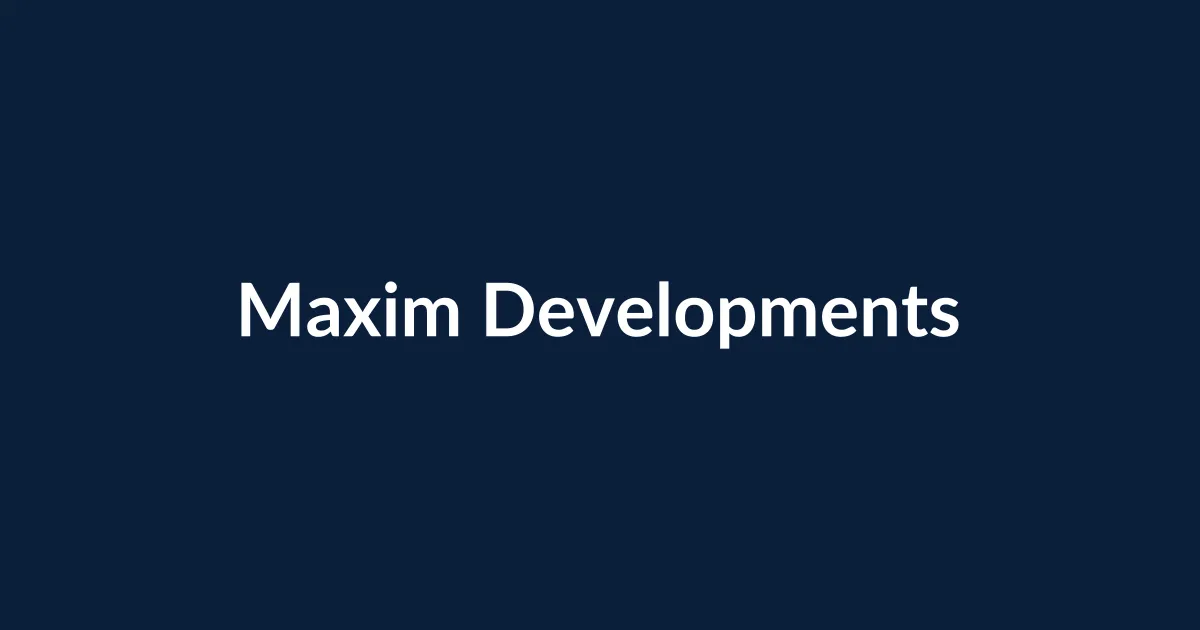 Maxim Developments – المطور والمشروعات العقارية في مصر شعار ومشروعات Maxim Developments، مطور عقاري في مصر