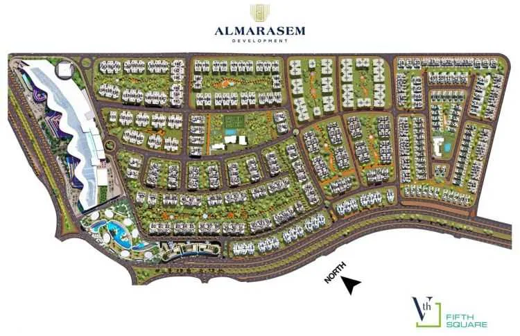 Compound Al Marasem Fifth Square New Cairo — location, New Cairo