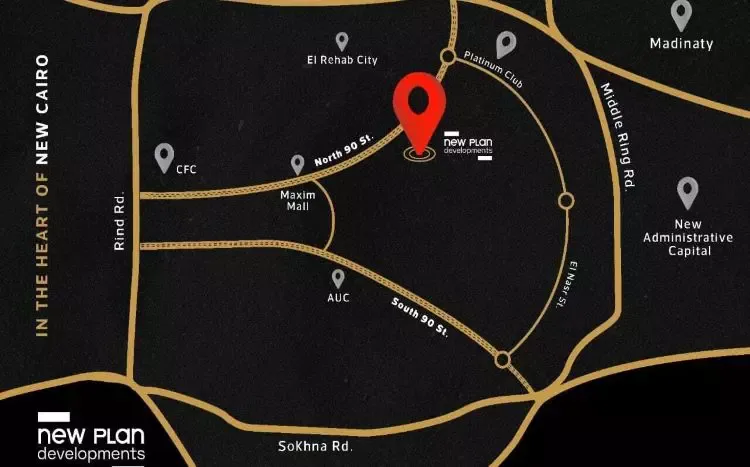 Amara Compound New Cairo in New Cairo Amara Compound New Cairo — location, New Cairo
