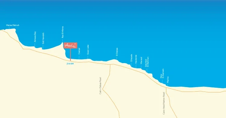 Village Azha North Coast in North Coast Village Azha North Coast — location, North Coast