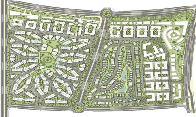 Compound Bloomfields Mostakbal City in New Cairo Compound Bloomfields Mostakbal City — design, New Cairo