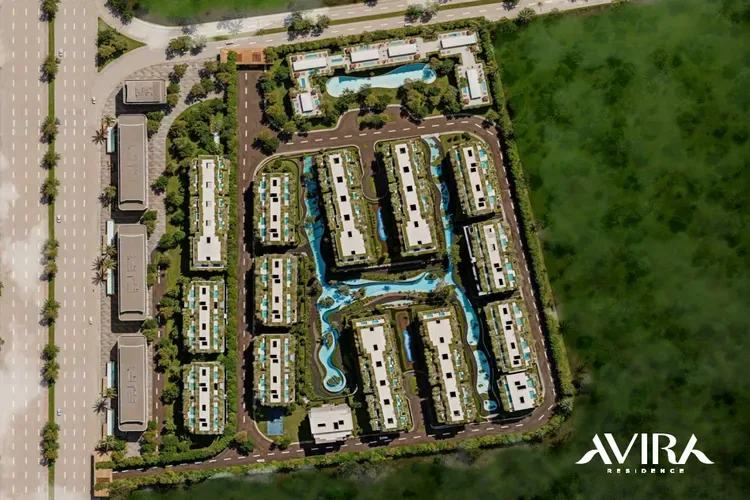 Compound Avira Residence New Cairo in New Cairo Compound Avira Residence New Cairo — Master Plan, New Cairo