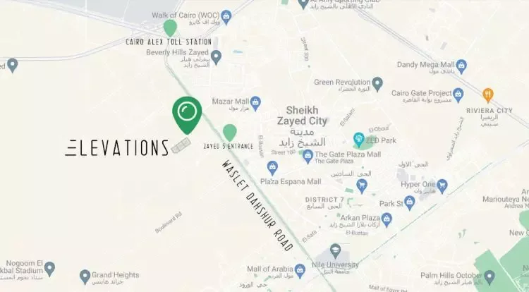 كمبوند اليفيشنز زايد الجديدة في الشيخ زايد كمبوند اليفيشنز زايد الجديدة — موقع المشروع، الشيخ زايد