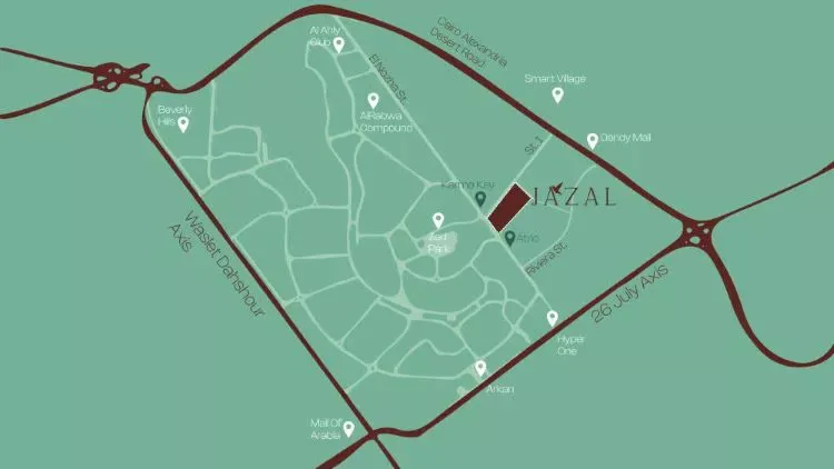 Compound Jazal El Sheikh Zayed in El Sheikh Zayed Compound Jazal El Sheikh Zayed — Project Location, El Sheikh Zayed