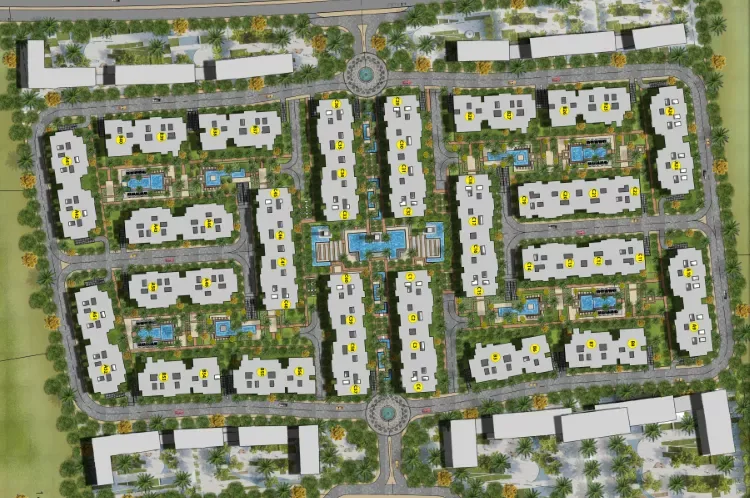 Compound La Colina East New Cairo — Master Plan, New Cairo