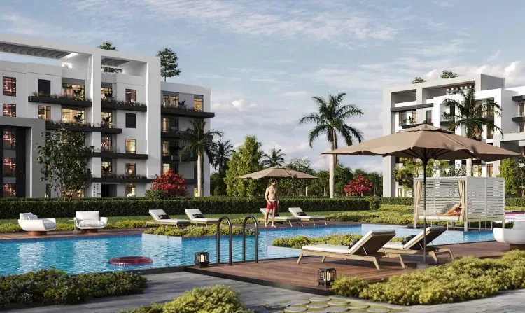 Compound La Colina East New Cairo — Swimming Pools, New Cairo