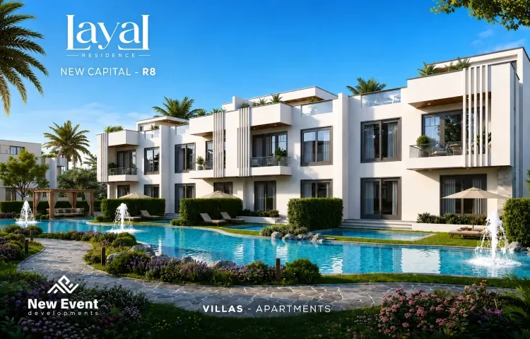 كمبوند ليال العاصمة الإدارية الجديدة في العاصمة الإدارية الجديدة كمبوند ليال العاصمة الإدارية الجديدة — تصميم المشروع، العاصمة الإدارية الجديدة
