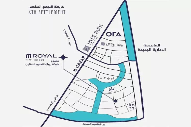 كمبوند نجم التجمع السادس في القاهرة الجديدة كمبوند نجم التجمع السادس — موقع المشروع، القاهرة الجديدة