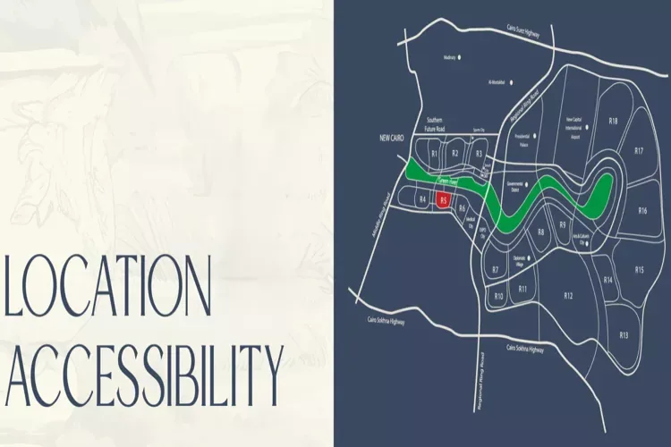 كمبوند نيو جاردن سيتي العاصمة الإدارية — موقع المشروع، العاصمة الإدارية الجديدة