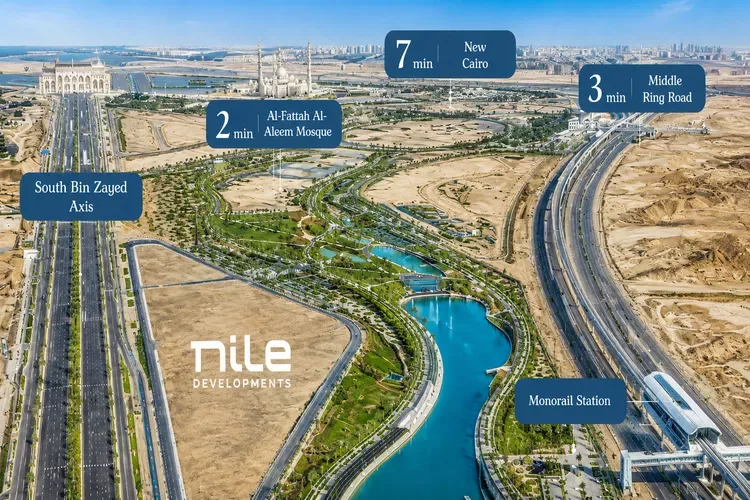 كمبوند ريفر ديستريكت العاصمة الإدارية — location, العاصمة الإدارية الجديدة
