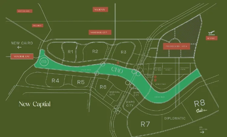 Compound Suli Golf New Capital in New Capital Compound Suli Golf New Capital — location, New Capital