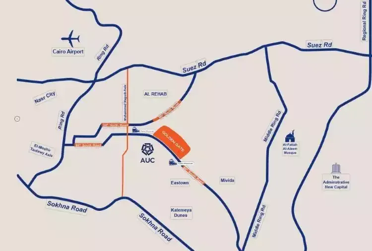 Mall Golden Gate New Cairo in New Cairo Mall Golden Gate New Cairo — location, New Cairo