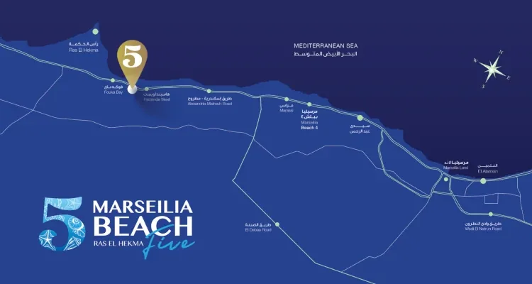 Village Marseilia Beach 5 North Coast — location, North Coast