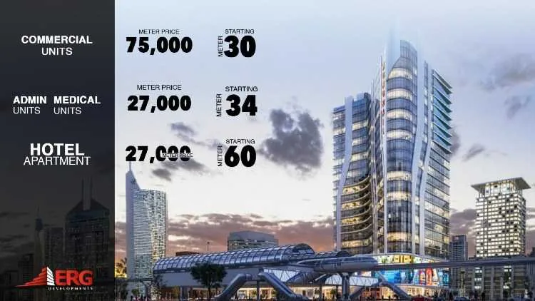 Monorail Tower New Capital in New Capital Monorail Tower New Capital — units, New Capital
