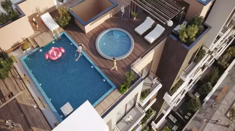 Compound Montenapoleone Al Mostakbal City in New Cairo Compound Montenapoleone Al Mostakbal City — pools, New Cairo