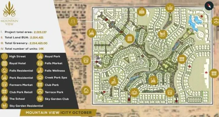 Compound Mountain View ICity October in 6 October Compound Mountain View ICity October — design, 6 October