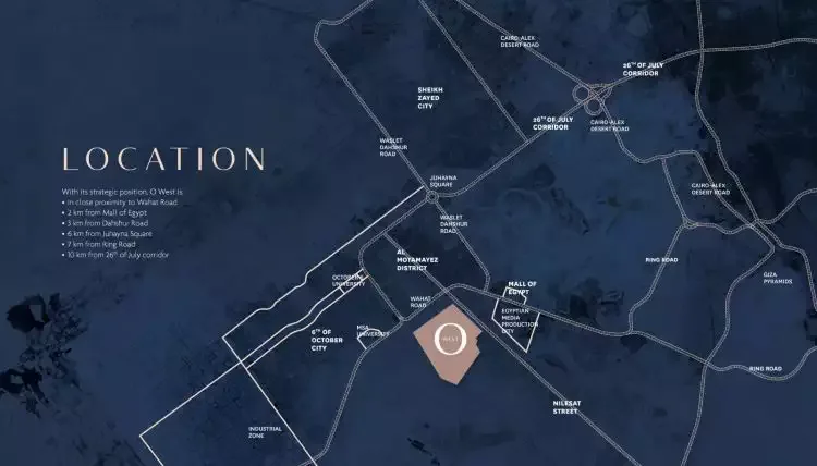 Compound O West October in 6 October Compound O West October — location, 6 October
