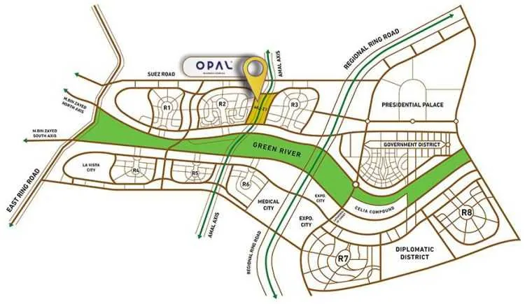 Mall Opal New Capital in New Capital Mall Opal New Capital — location, New Capital