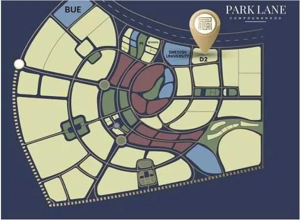 Compound Park Lane New Capital in New Capital Compound Park Lane New Capital — location, New Capital
