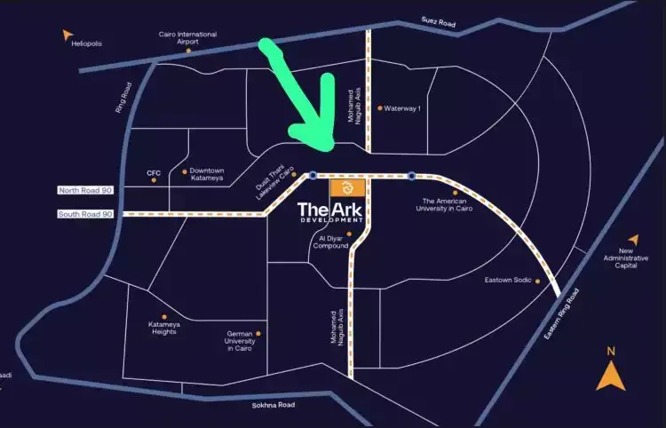 Mall The Ark New Cairo in New Cairo Mall The Ark New Cairo — location, New Cairo