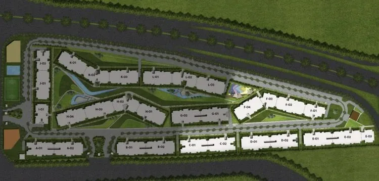 Compound The Median Residences New Cairo — design, New Cairo