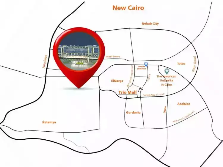 Trio Mall New Cairo in New Cairo Trio Mall New Cairo — location, New Cairo