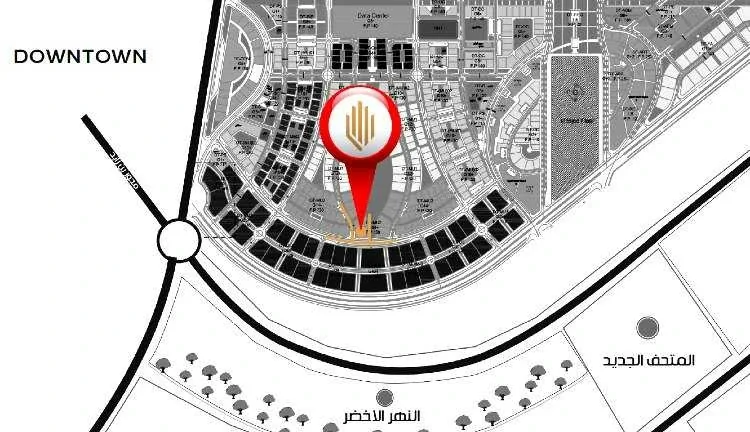 Trio V Tower New Capital in New Capital Trio V Tower New Capital — location, New Capital