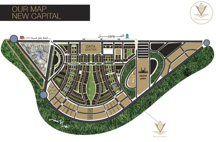 V Business Tower New Capital in New Capital V Business Tower New Capital — location, New Capital