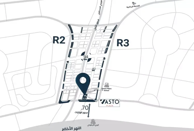 Vasto Plaza Mall New Capital in New Capital Vasto Plaza Mall New Capital — location, New Capital