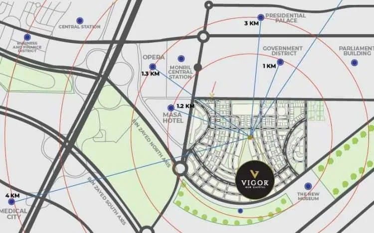 Vigor Mall New Capital in New Capital Vigor Mall New Capital — location, New Capital