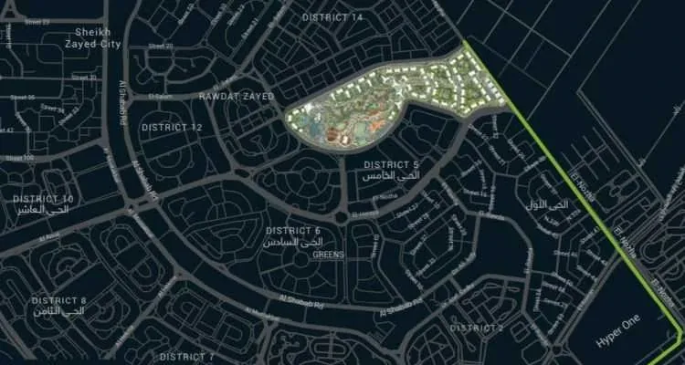 Zed Towers Compound El Sheikh Zayed — location, Sheikh Zayed